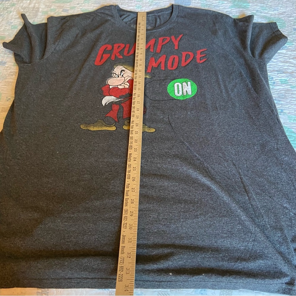 Lot of 2 Grumpy themed short sleeve tees - Picture 4 of 8